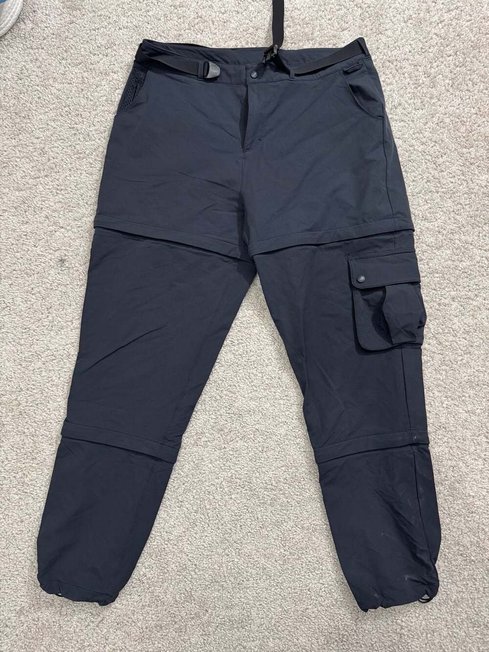 Outdoor Voices Rectrek Zip-Off Convertible Pants Black Size XXL